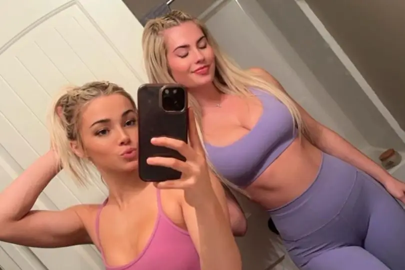 A selection of photographs featuring millionaire gymnast Olivia Dunne was posted online by former Cleveland State basketball player Hannah White.