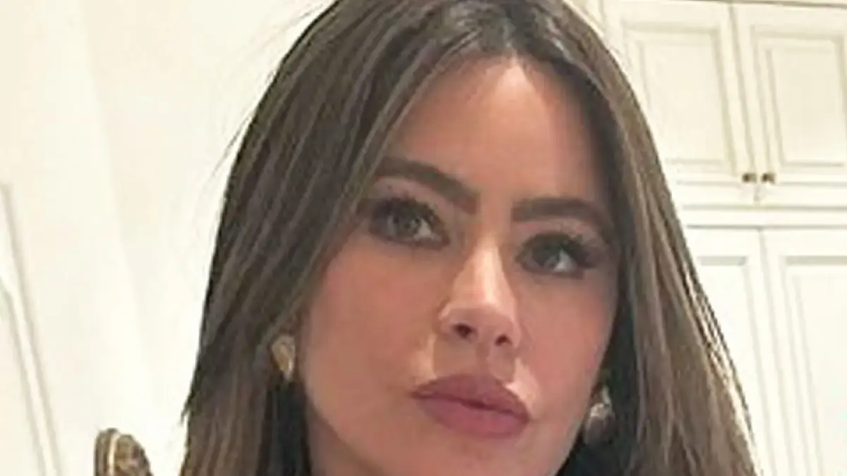 Sofia Vergara showcased her amazing body in a skintight flower print dress for a hot mirror selfie