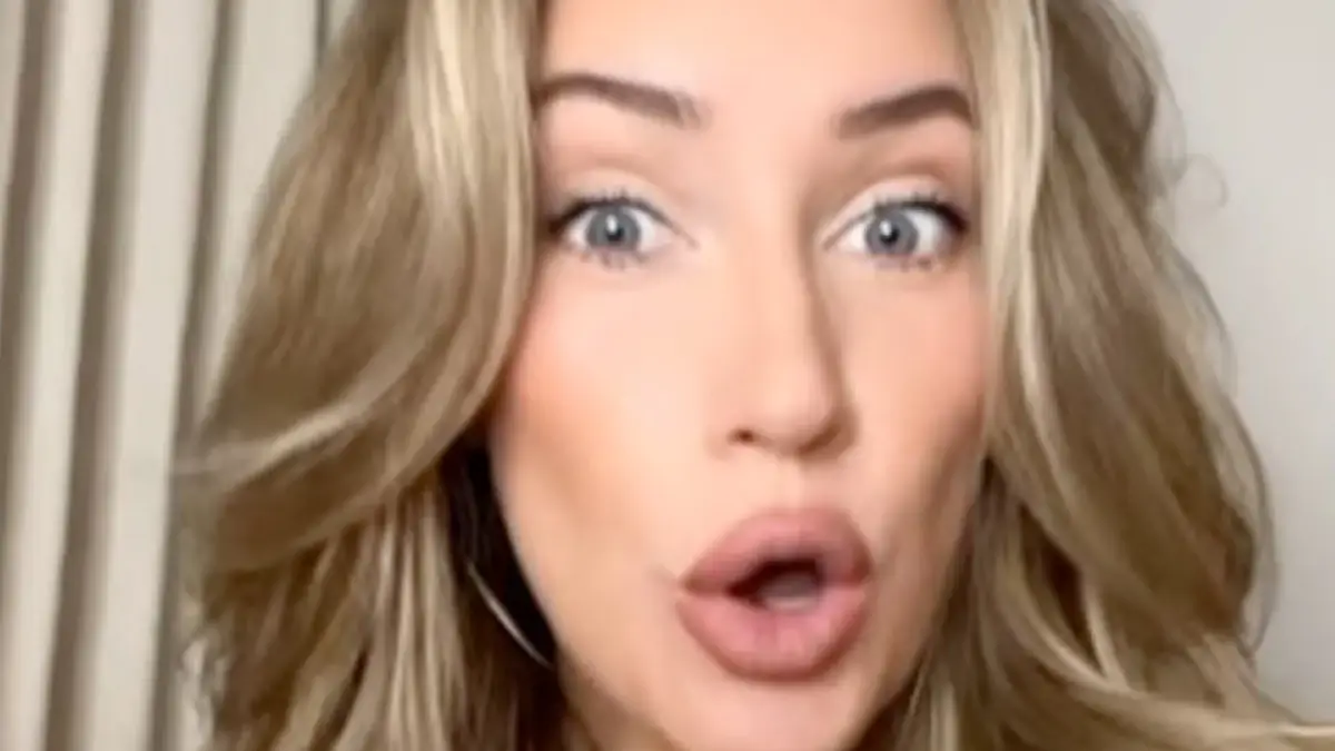 Paige Spiranac, 31, puts on busty display in plunging top as she lists the ‘things that drive me crazy’