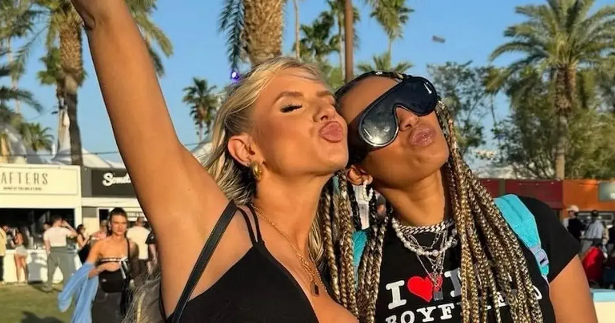 Chloe Burrows flashes underboob in sexy snap with Mel B’s daughter