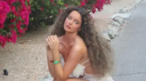 In a white barely-there see-through dress, Maura Higgins showed off her stunning figure, fans were swooning