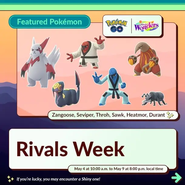 Pokemon Go Rivals Week!