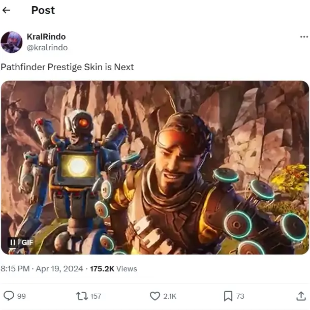 prestige pathfinder apex legends