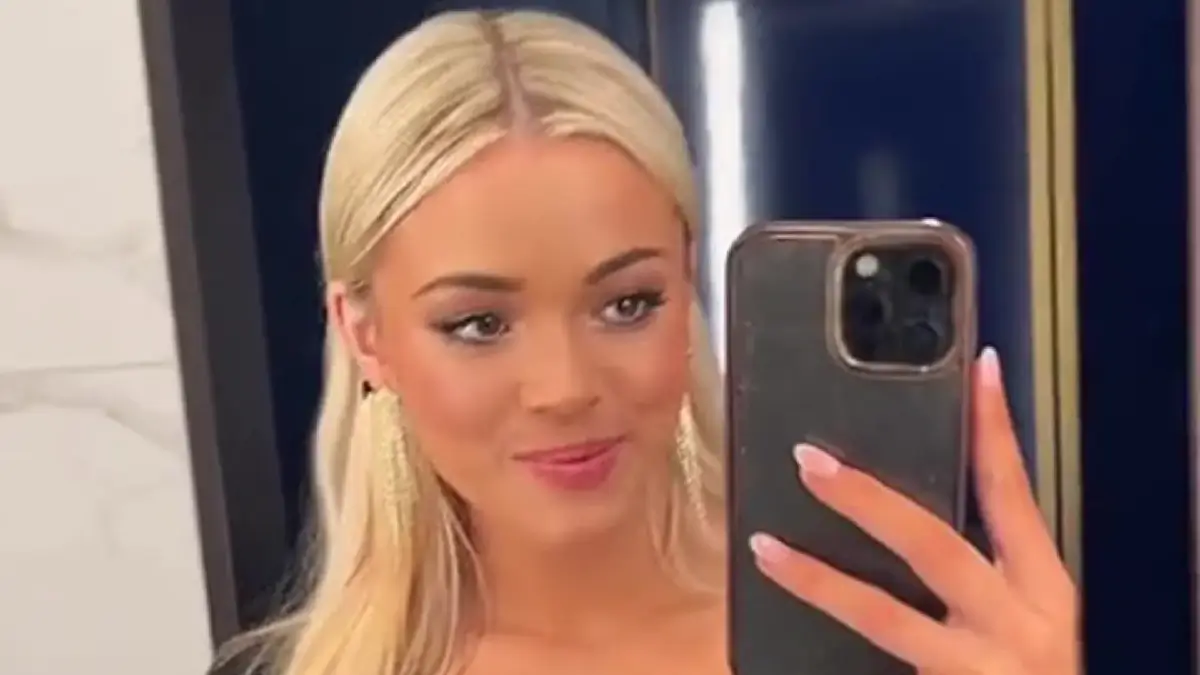 Olivia Dunne gives followers a close-up look at her sheer dress during a night out Olivia Dunne gives followers a close-up look at her sheer dress during a night out