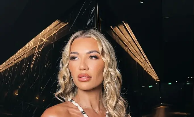 Christine McGuinness showed off her amazing figure as she donned an edible crop top and a daring PVC skirt