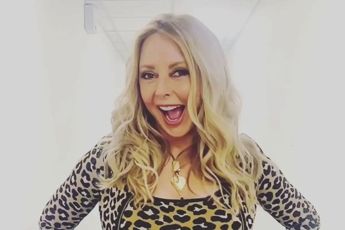 Putting on a figure-hugging leopard print dress, Carol Vorderman is sure to make fans hot under the collar