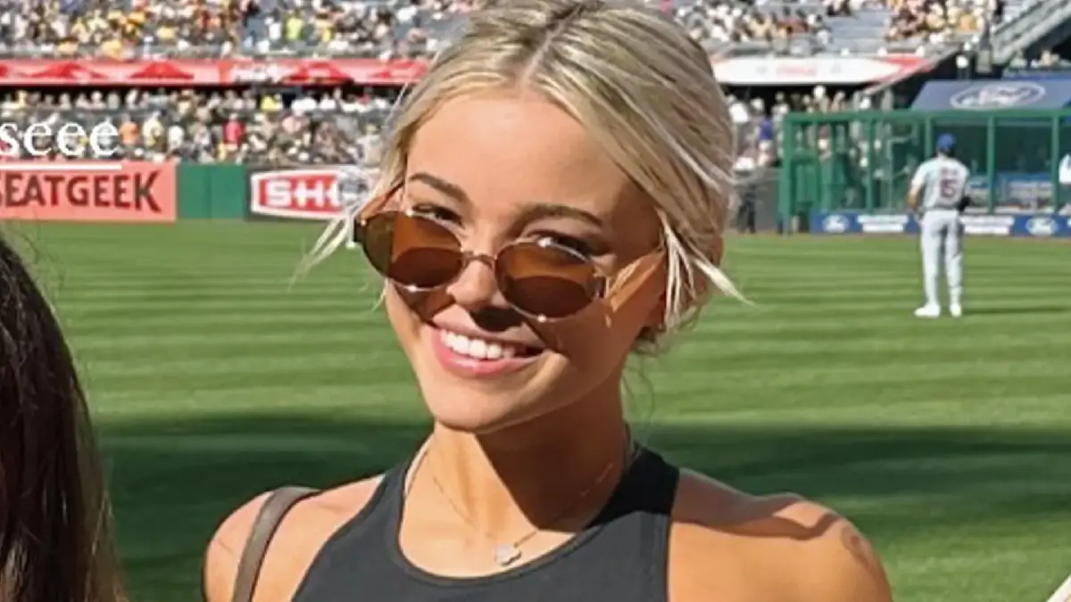 A great outfit for Olivia Dunne as she joins other girlfriends and wives of MLB players to cheer on her boyfriend Skenes