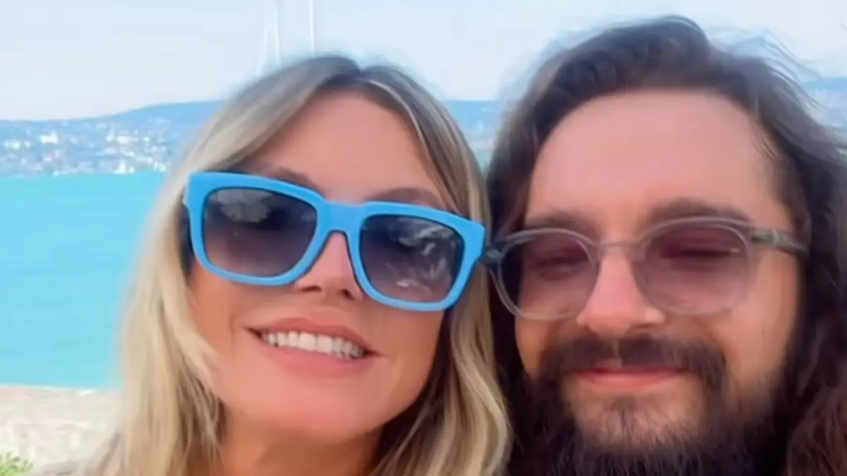 Heidi Klum celebrate her third husband Tom Kaultiz’s 35th birthday at Lake Zurich in Switzerland