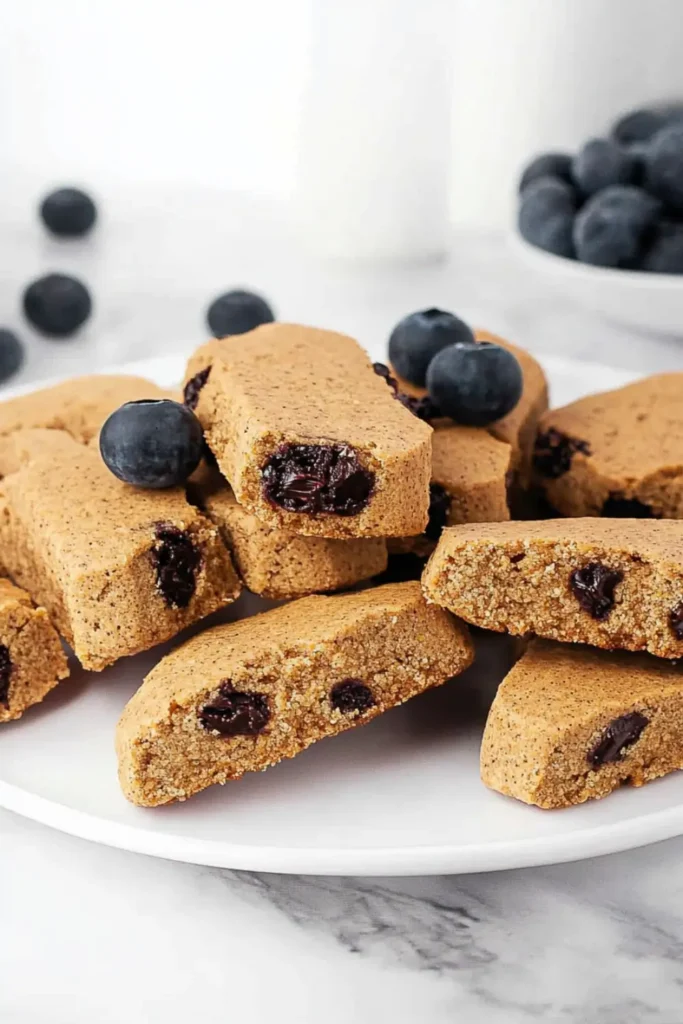 Healthy & Easy Blueberry Dog Biscotti Recipe