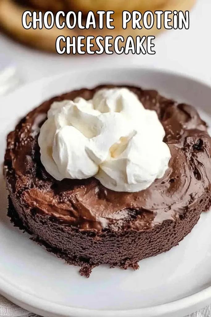 Chocolate Protein Cheesecake: A Keto-Friendly, High-Protein Dessert