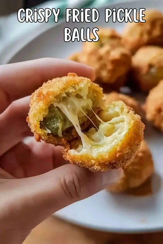 Crispy Fried Pickle Balls: The Ultimate Cheesy Air Fryer Snack