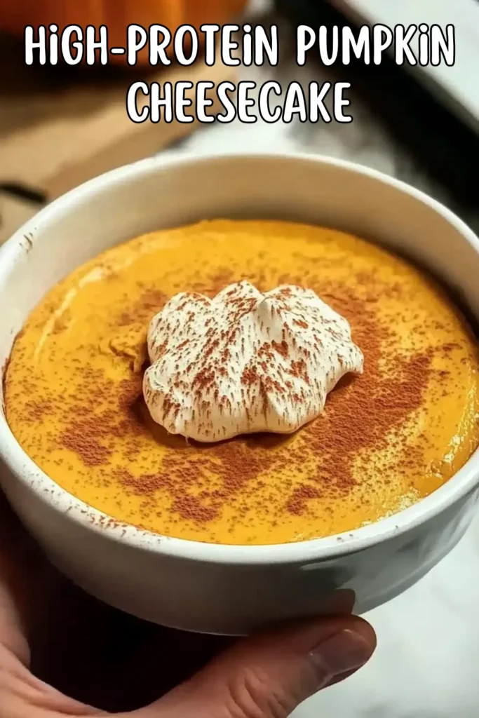 Healthy High-Protein Pumpkin Cheesecake: Your Next Favorite Dessert!