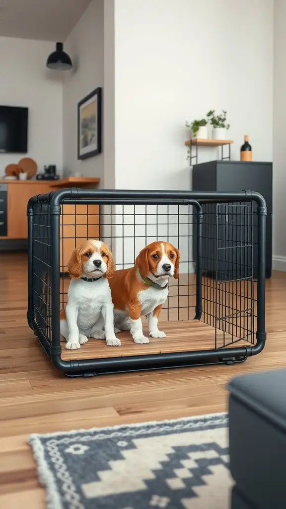Industrial Pipe Frame Crate