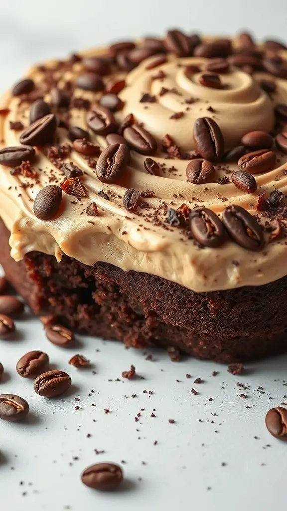Mocha Coffee Cake with Espresso Frosting