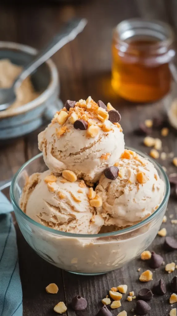 Creamy Peanut Butter Cottage Cheese Ice Cream – High-Protein & Delicious