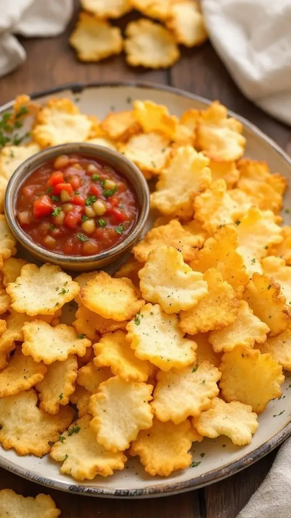 Crispy Low-Carb Cottage Cheese Chips