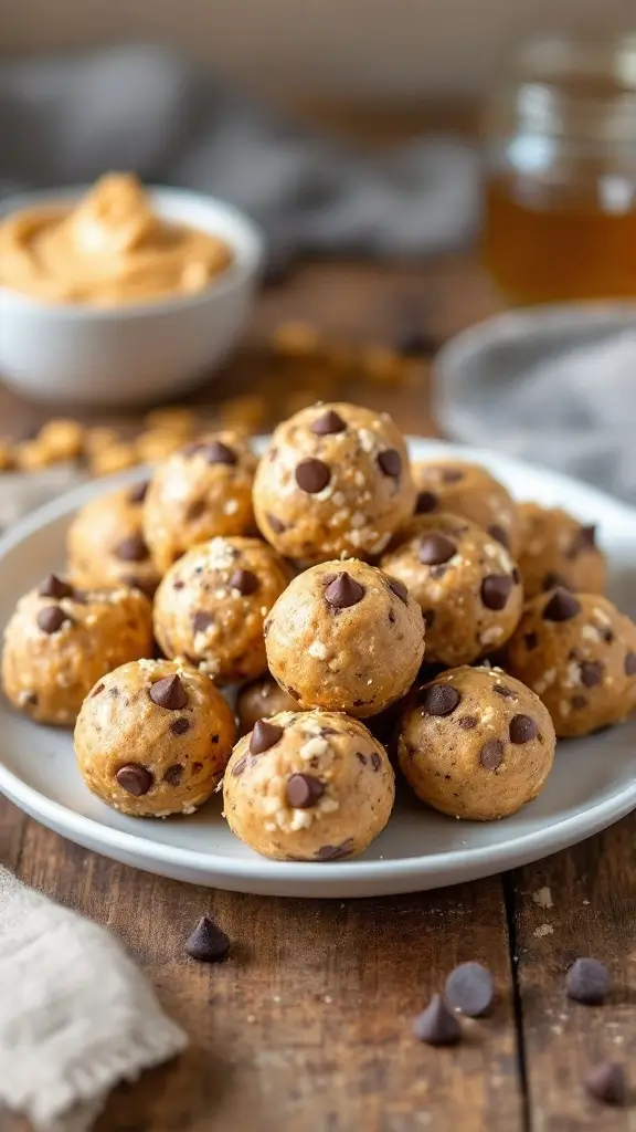 5-Minute Protein Peanut Butter Energy Bites – Quick & Healthy Snack
